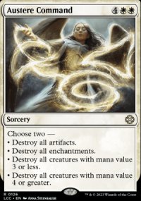 Austere Command - Lost Caverns of Ixalan Commander Decks