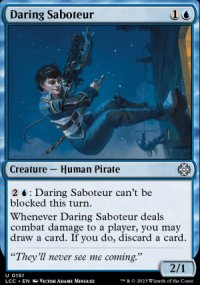 Daring Saboteur - Lost Caverns of Ixalan Commander Decks