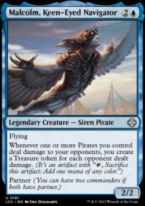 Malcolm, Keen-Eyed Navigator - Lost Caverns of Ixalan Commander Decks