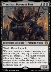 Timothar, Baron of Bats - Lost Caverns of Ixalan Commander Decks