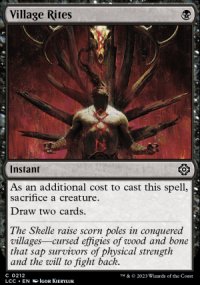 Village Rites - Lost Caverns of Ixalan Commander Decks