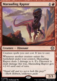 Marauding Raptor - Lost Caverns of Ixalan Commander Decks