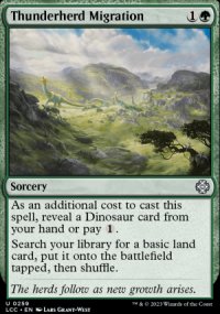 Thunderherd Migration - Lost Caverns of Ixalan Commander Decks