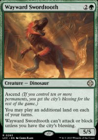 Wayward Swordtooth - Lost Caverns of Ixalan Commander Decks