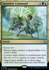 Quandrix Command - Lost Caverns of Ixalan Commander Decks
