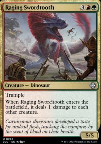 Raging Swordtooth - Lost Caverns of Ixalan Commander Decks
