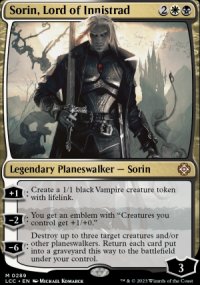 Sorin, Lord of Innistrad - Lost Caverns of Ixalan Commander Decks