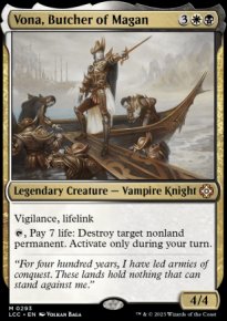 Vona, Butcher of Magan - Lost Caverns of Ixalan Commander Decks