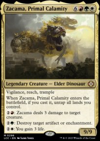 Zacama, Primal Calamity - Lost Caverns of Ixalan Commander Decks
