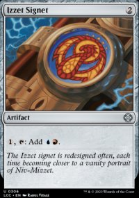 Izzet Signet - Lost Caverns of Ixalan Commander Decks
