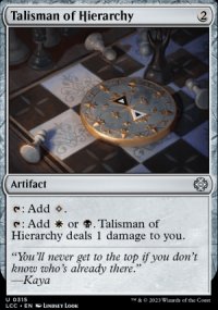 Talisman of Hierarchy - Lost Caverns of Ixalan Commander Decks
