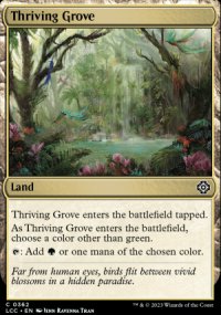 Thriving Grove - Lost Caverns of Ixalan Commander Decks