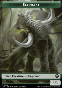 Elephant - Lost Caverns of Ixalan Commander Decks