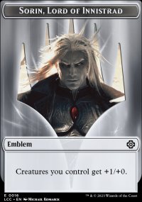 Emblem Sorin, Lord of Innistrad - Lost Caverns of Ixalan Commander Decks