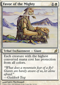 Favor of the Mighty - Lorwyn