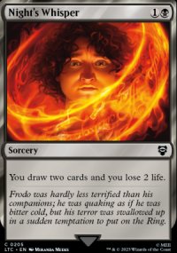 Night's Whisper - The Lord of the Rings Commander Decks