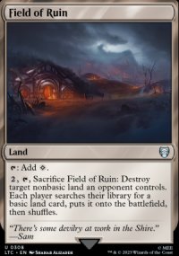 Field of Ruin - The Lord of the Rings Commander Decks