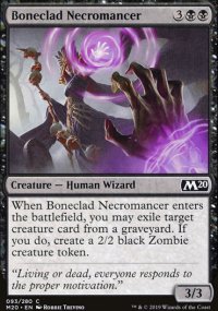 Boneclad Necromancer - Core Set 2020