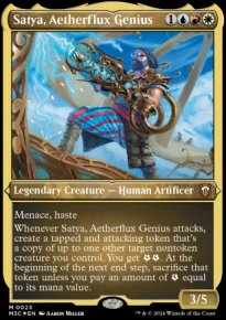 Satya, Aetherflux Genius 3 - Modern Horizons III Commander Decks