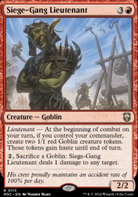 Siege-Gang Lieutenant 2 - Modern Horizons III Commander Decks