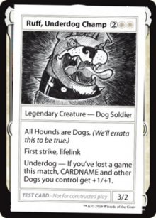 Ruff, Underdog Champ - Mystery Booster 2021
