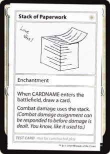 Stack of Paperwork - Mystery Booster 2021