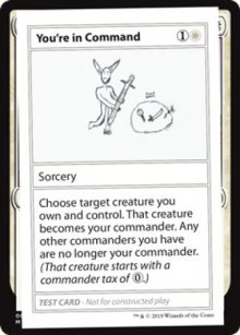 You're in Command - Mystery Booster 2021