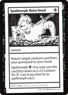 Spellmorph Raise Dead - Mystery Booster 2021