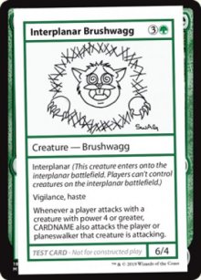 Interplanar Brushwagg - Mystery Booster 2021