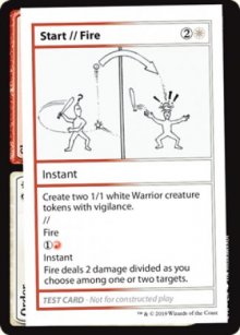Start / Fire - Mystery Booster 2021