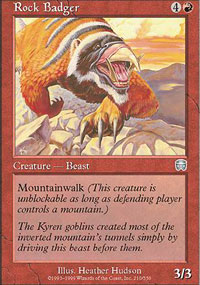 Rock Badger - Mercadian Masques