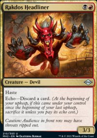 Rakdos Headliner 1 - Modern Horizons II