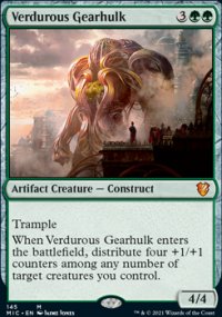 Verdurous Gearhulk - Innistrad Midnight Hunt Commander Decks