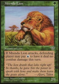 Mtenda Lion - Mirage