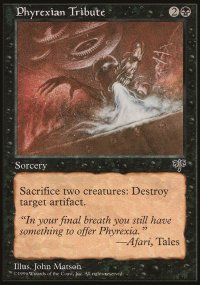 Phyrexian Tribute - Mirage
