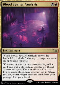 Blood Spatter Analysis 1 - Murders at Karlov Manor