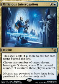 Officious Interrogation 1 - Murders at Karlov Manor