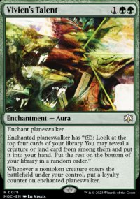 Vivien's Talent 1 - March of the Machine Commander Decks