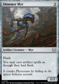 Shimmer Myr - March of the Machine Commander Decks
