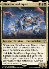 Slimefoot and Squee 1 - March of the Machine Commander Decks