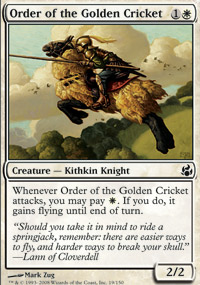 Order of the Golden Cricket - Morningtide