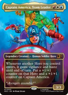 Captain America, Team Leader 1 - Marvel Super Heroes Commander Decks