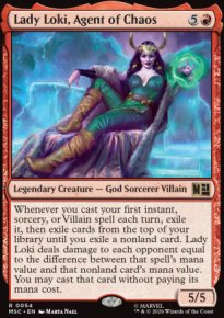 Lady Loki, Agent of Chaos - Marvel Super Heroes Commander Decks