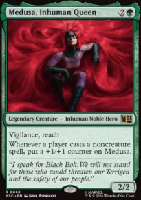 Medusa, Inhuman Queen - Marvel Super Heroes Commander Decks