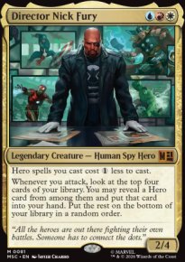 Director Nick Fury - Marvel Super Heroes Commander Decks