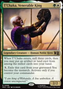 T'Chaka, Venerable King - Marvel Super Heroes Commander Decks