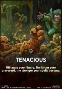 Tenacious - Marvel Super Heroes Commander Decks