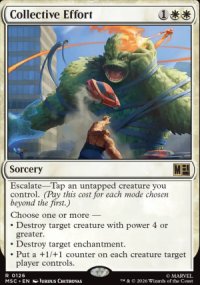 Collective Effort - Marvel Super Heroes Commander Decks