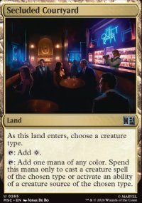 Secluded Courtyard - Marvel Super Heroes Commander Decks