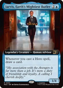 Jarvis, Earth's Mightiest Butler - Marvel Super Heroes Commander Decks
